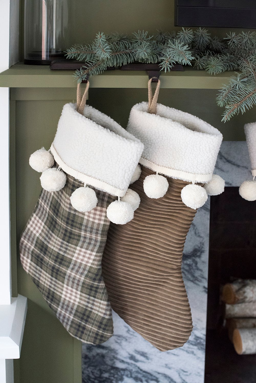 Christmas Stocking DIY for the Holidays - Room for Tuesday Blog