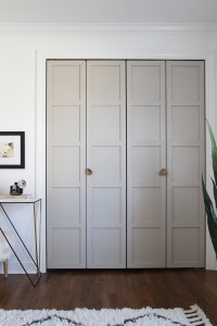 Paneled Bi-Fold Closet Door DIY