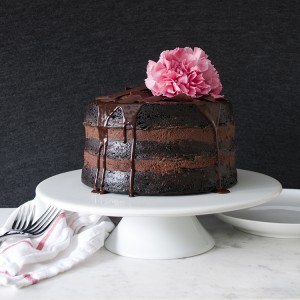 Extra Dark Chocolate Cake