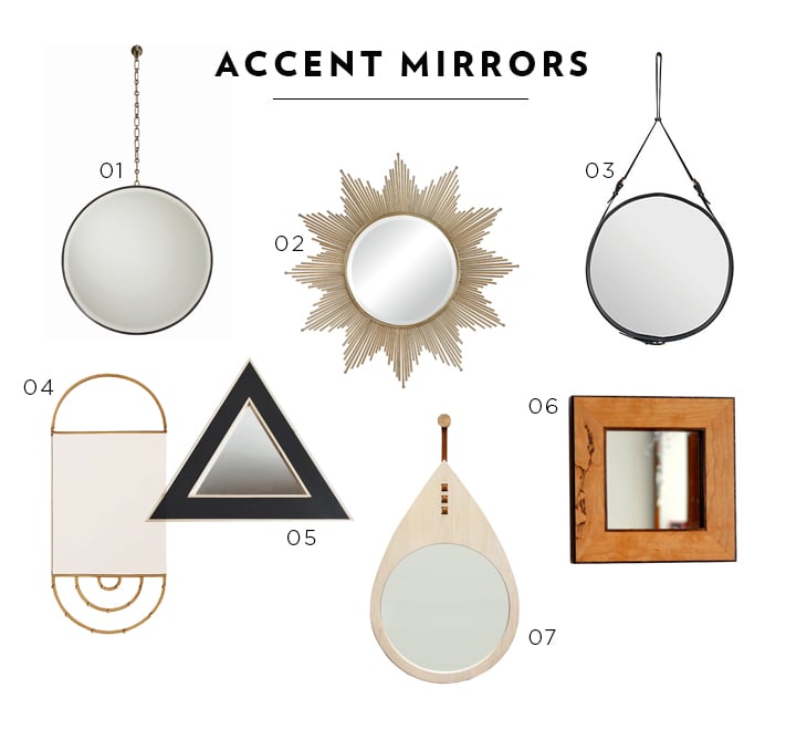 accent mirrors