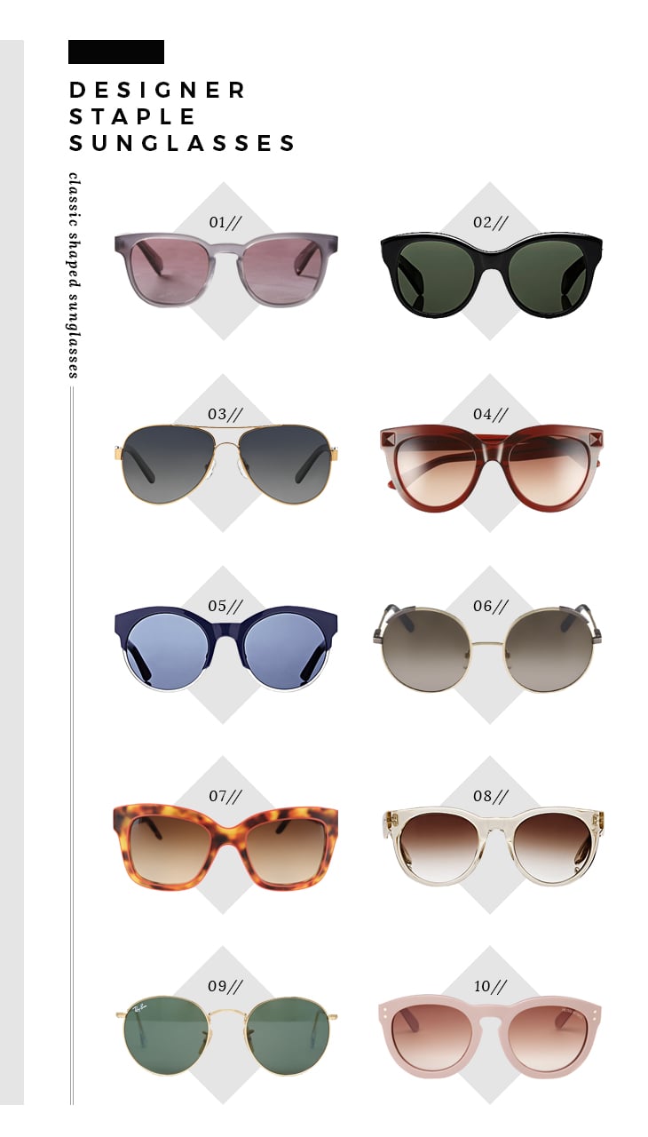 Classic Designer Sunglasses