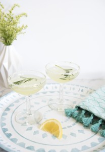 Rosemary Lemon Drop Cocktail