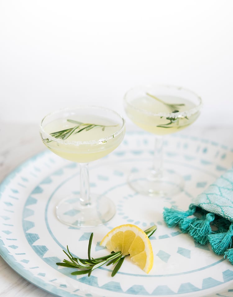 Rosemary Lemon Italian Cocktail