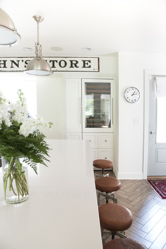 A Bright White Family-Friendly Kitchen - Room for Tuesday