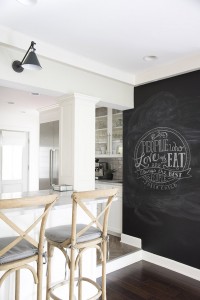 Chalkboard Wall In Kitchen 200x300 