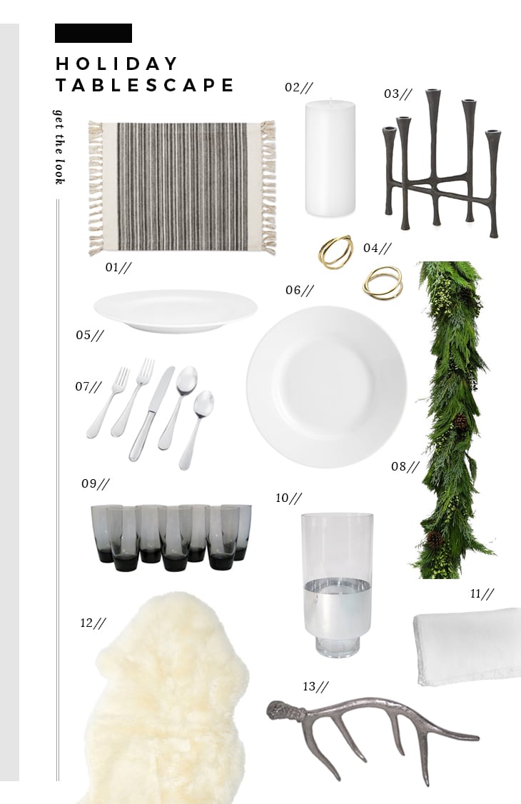 holiday tablescape get the look