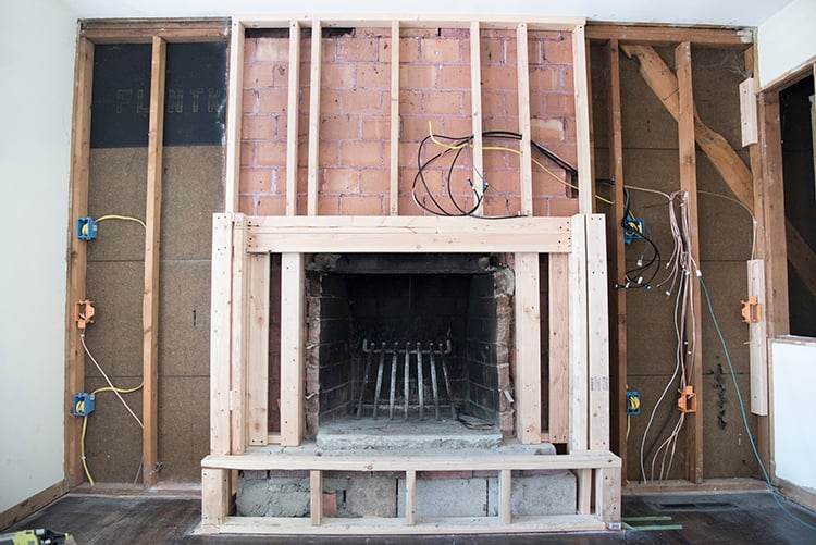 framing-out-new-fireplace