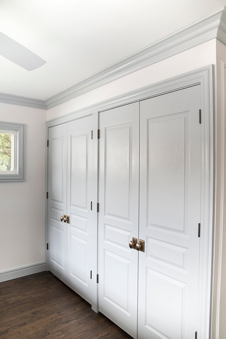 Closet Wall with French Doors