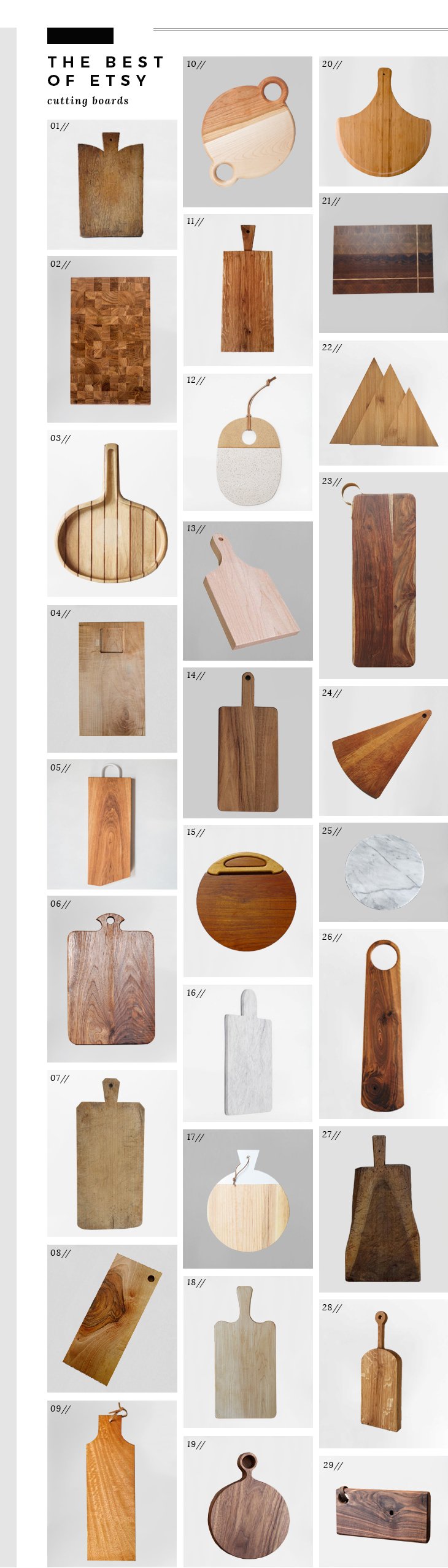 Best of Etsy - Cutting Boards
