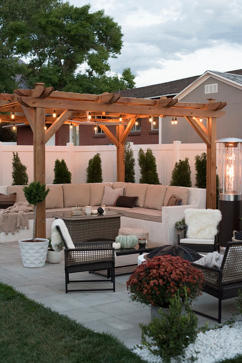 Outdoor Patio for Fall