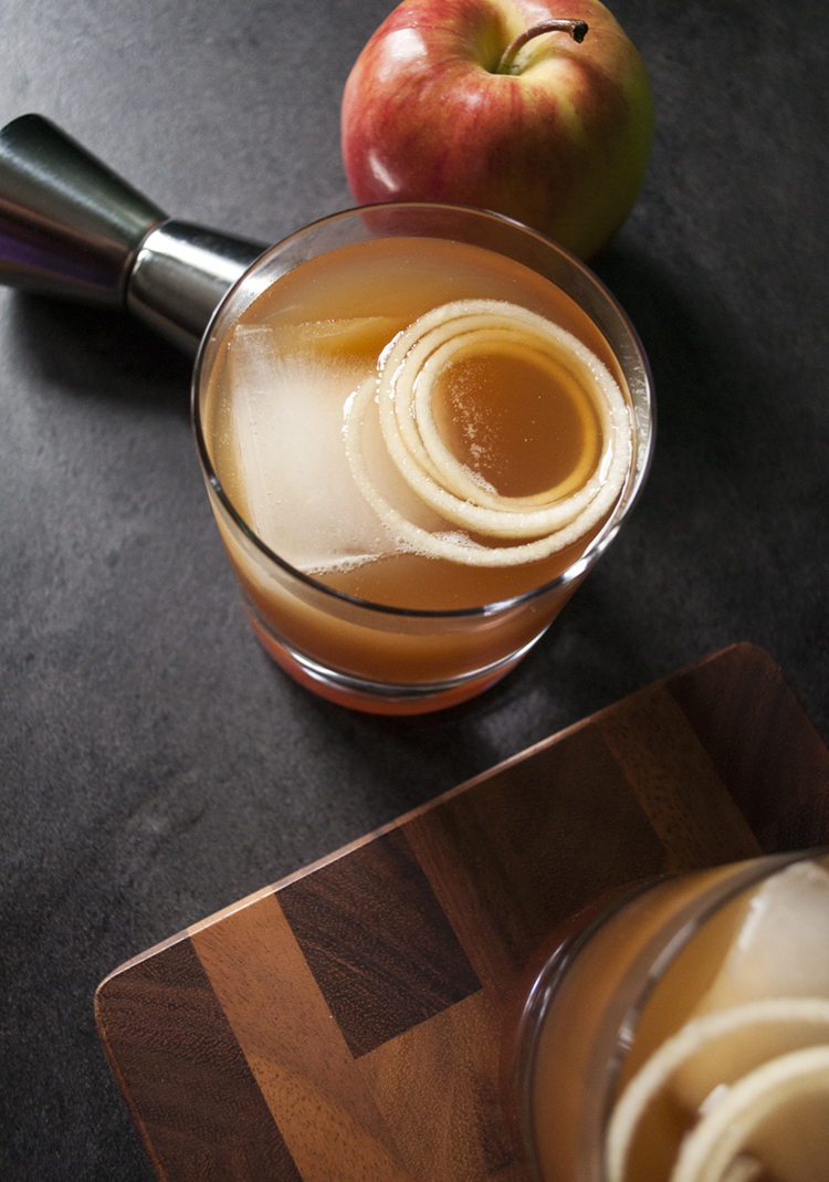 Bourbon Maple Cider Cocktail