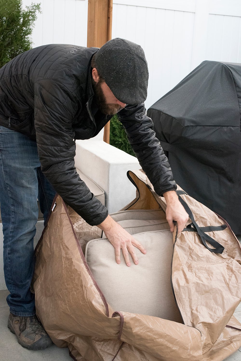 Storing Outdoor Cushions for the Winter