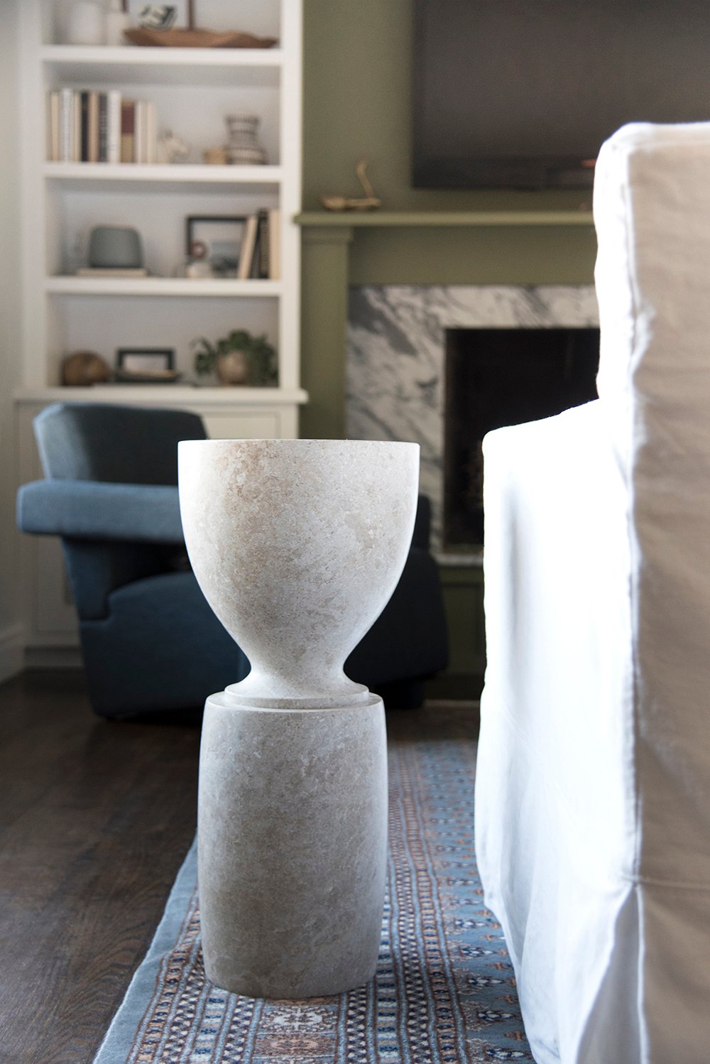 Sculptural and Pedestal Side Tables Roundup - roomfortuesday.com