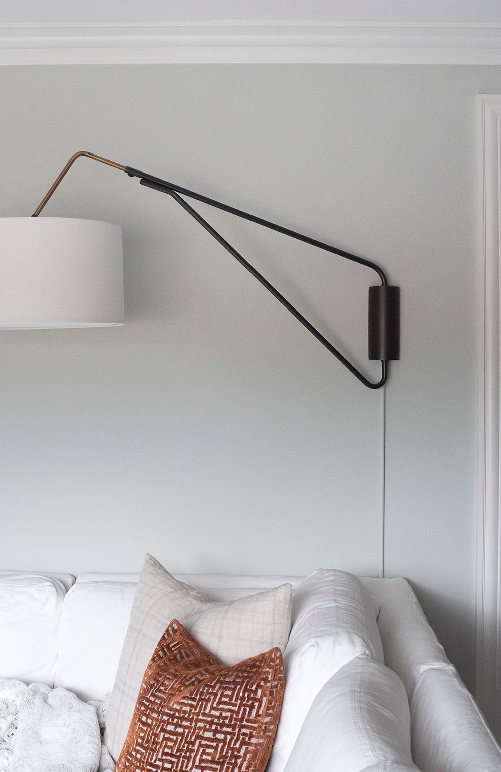 How to Hide Light Fixture Cords - roomfortuesday.com