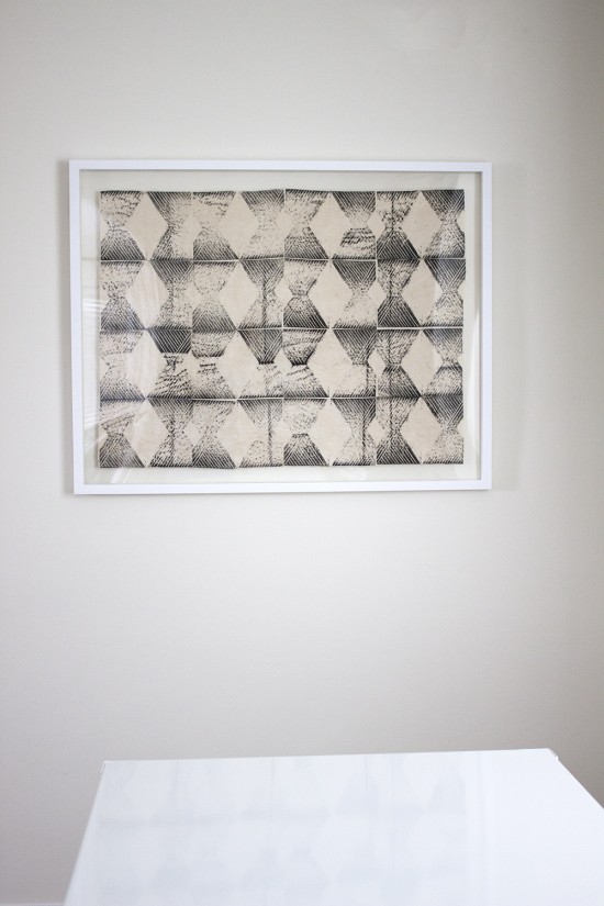 Block Print Frame Framed Block Print Fabric Art - Room for Tuesday