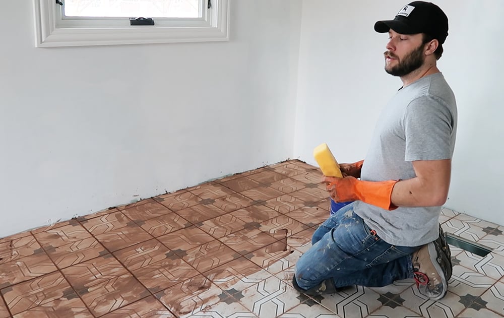 How to Install Floor Tile - roomfortuesday.com