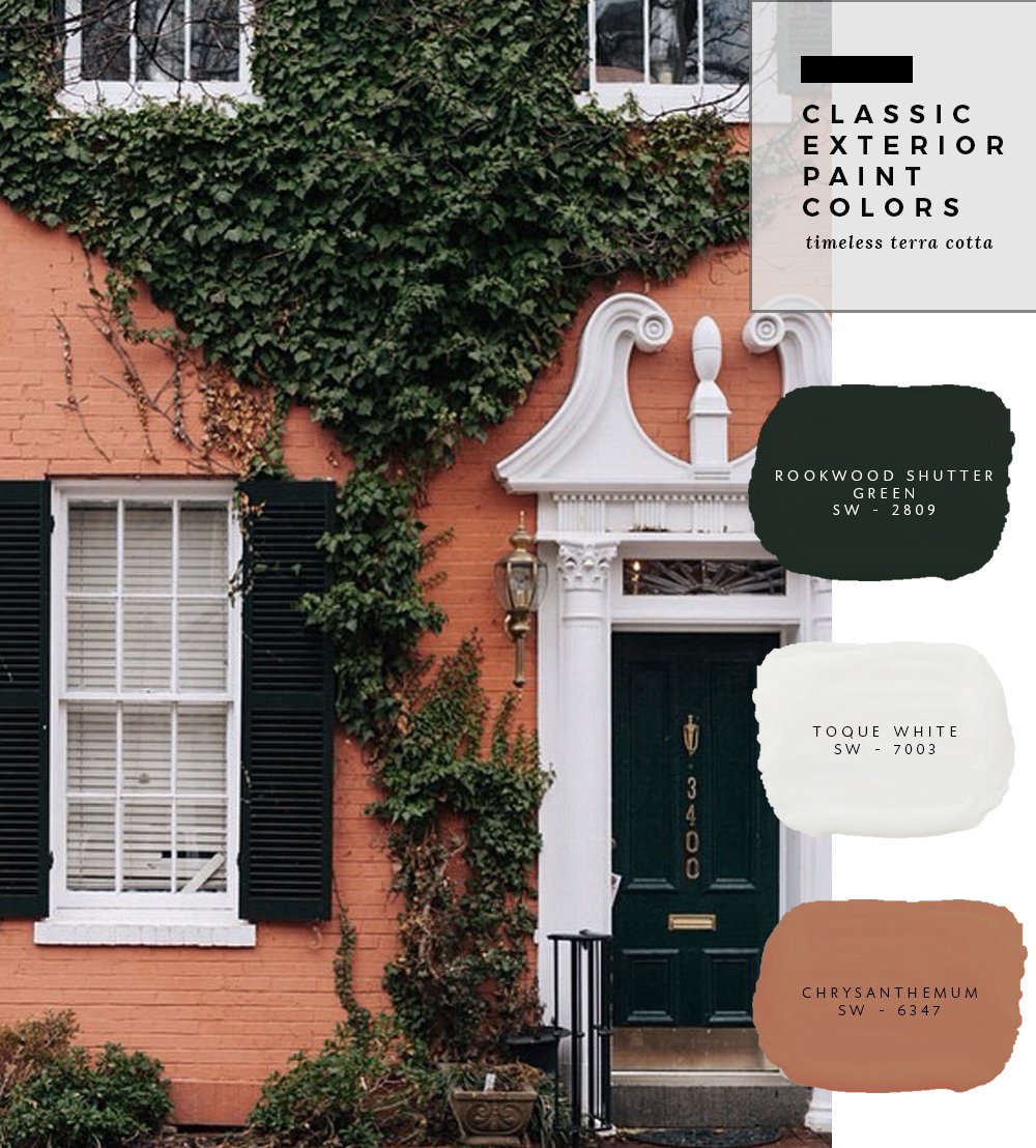 Classic Exterior Paint Color Combinations - roomfortuesday.com