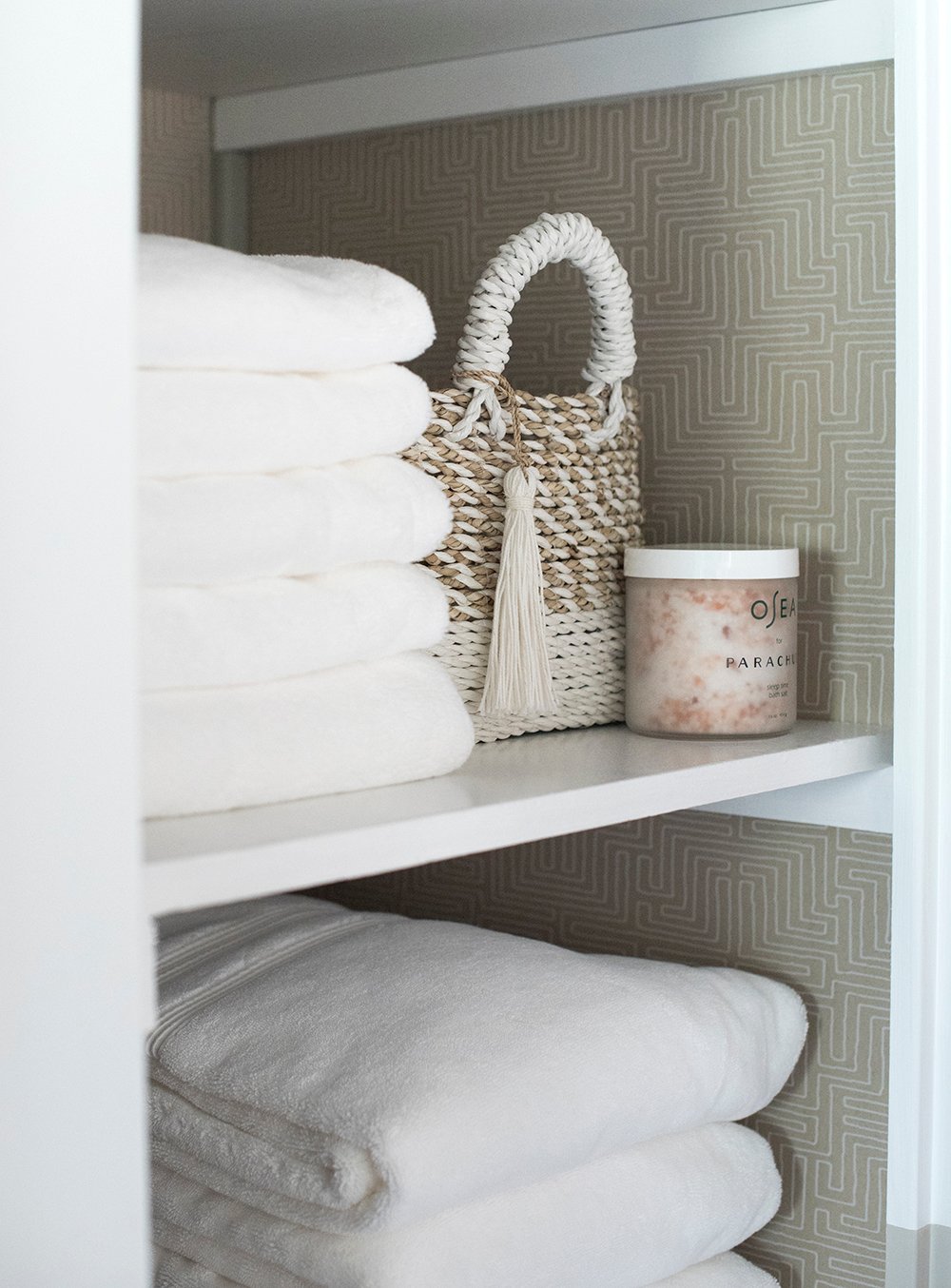 Linen Closet Update & Tips for Choosing The Right Paint - roomfortuesday.com