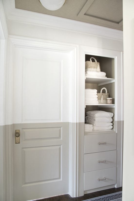 Linen Closet Update & Tips for Choosing Paint - Room for Tuesday