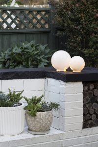 Easy DIY Outdoor Globe Lights