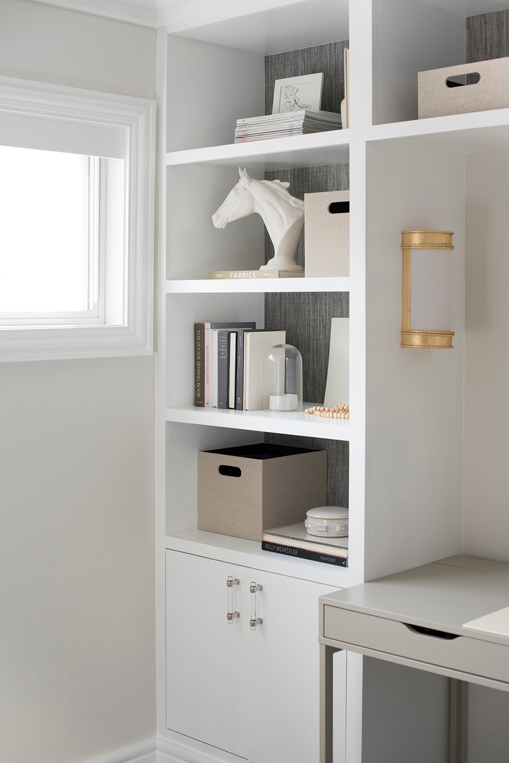 DIY Built-Ins and Office Organization - roomfortuesday.com