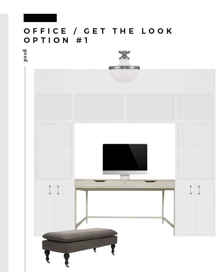 Office Reveal + 3 Ways to Get the Look - roomfortuesday.com