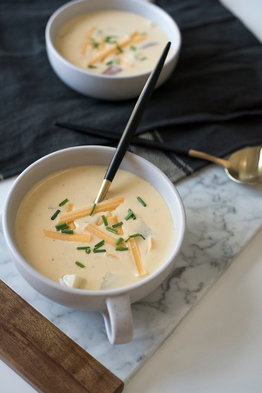 Creamy Potato Soup - roomfortuesday.com