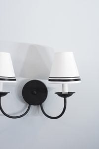 Double Sconce Easy Shade Upgrade - roomfortuesday.com