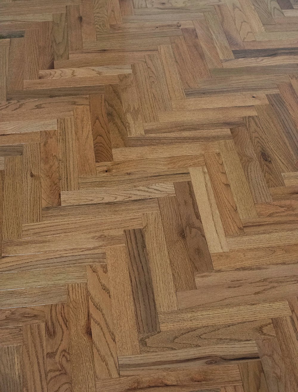 How to Install Herringbone Hardwood Flooring - roomfortuesday.com