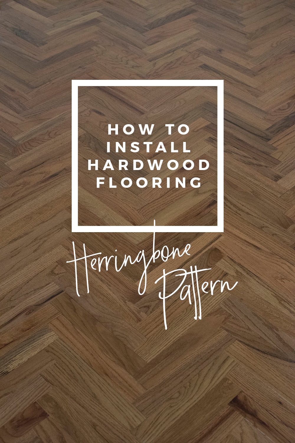 How to Install Herringbone Hardwood Flooring - roomfortuesday.com