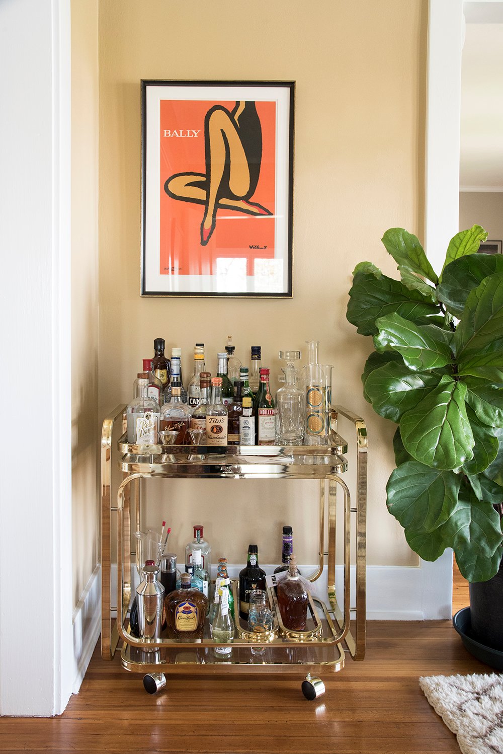 6 Ways to Style a Bar Cart - roomfortuesday.com