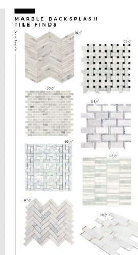 Favorite Affordable & Classic Backsplash Tile Options -Room for Tuesday