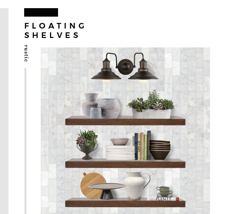 How to Incorporate Floating Shelves to Your Kitchen - roomfortuesday.com