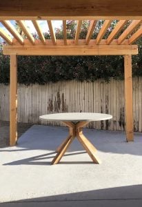 Round Outdoor Dining Table Pairings