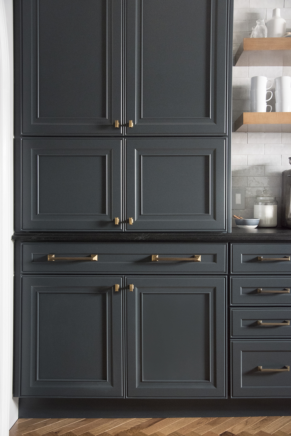 thumbnail image 2 of Hafele Juke Graphite Pull Handle - Kitchen Cupboard Drawer Door Knob - 111.34.506 2 of 5