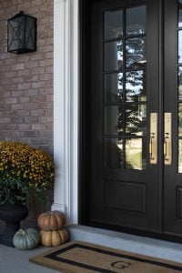 Replacing the Front Door & Decorating the Porch for Fall