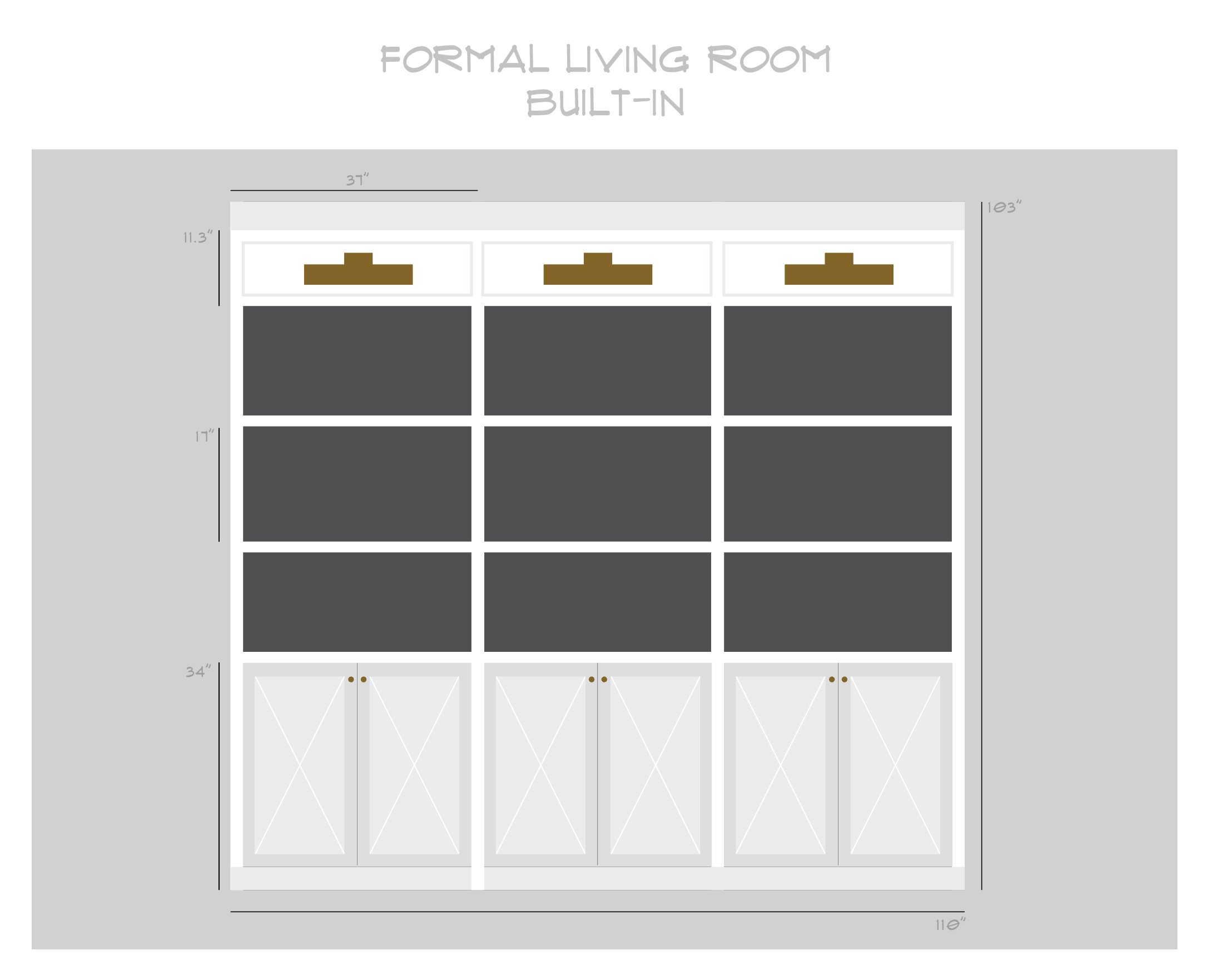 Formal Living Room : One Room Challenge – Week 2 - roomfortuesday.com