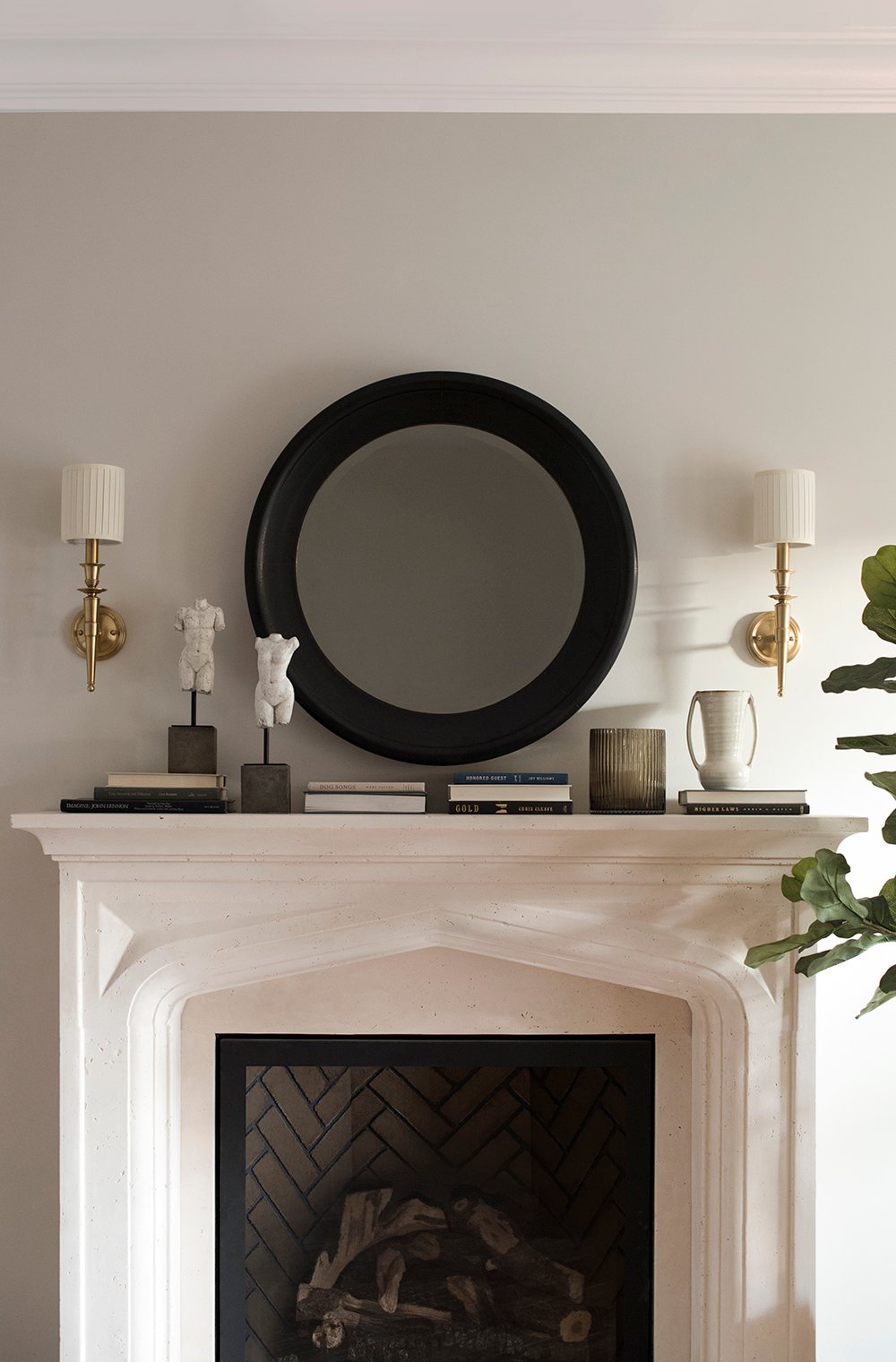 Fireplace Makeover Cast Mantel, How To Get Mantel Of Fireplace