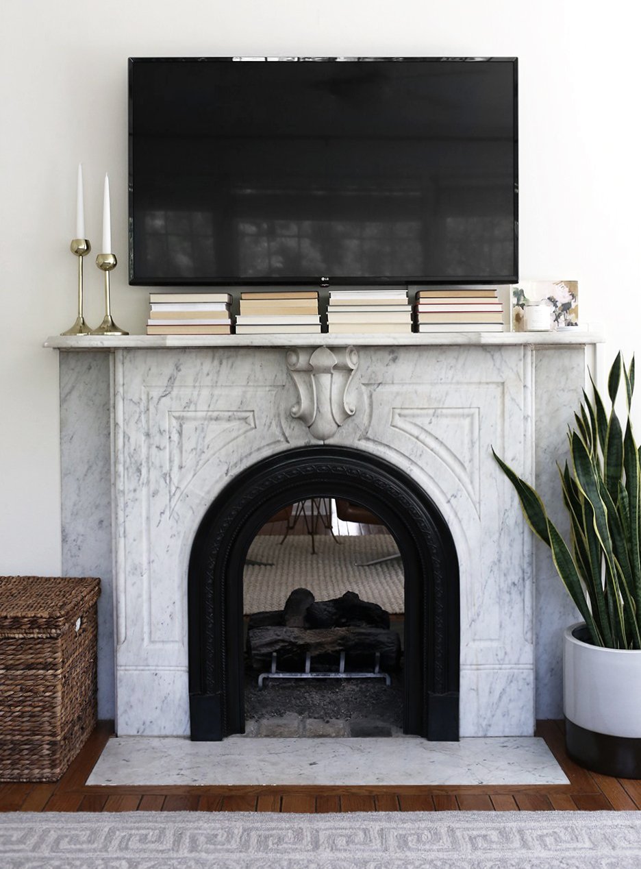 Design Discussion Tv Over The, Proper Height To Hang Tv Over Fireplace