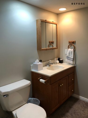 Our Basement Bathroom Design Plan & Before Images- Room for Tuesday