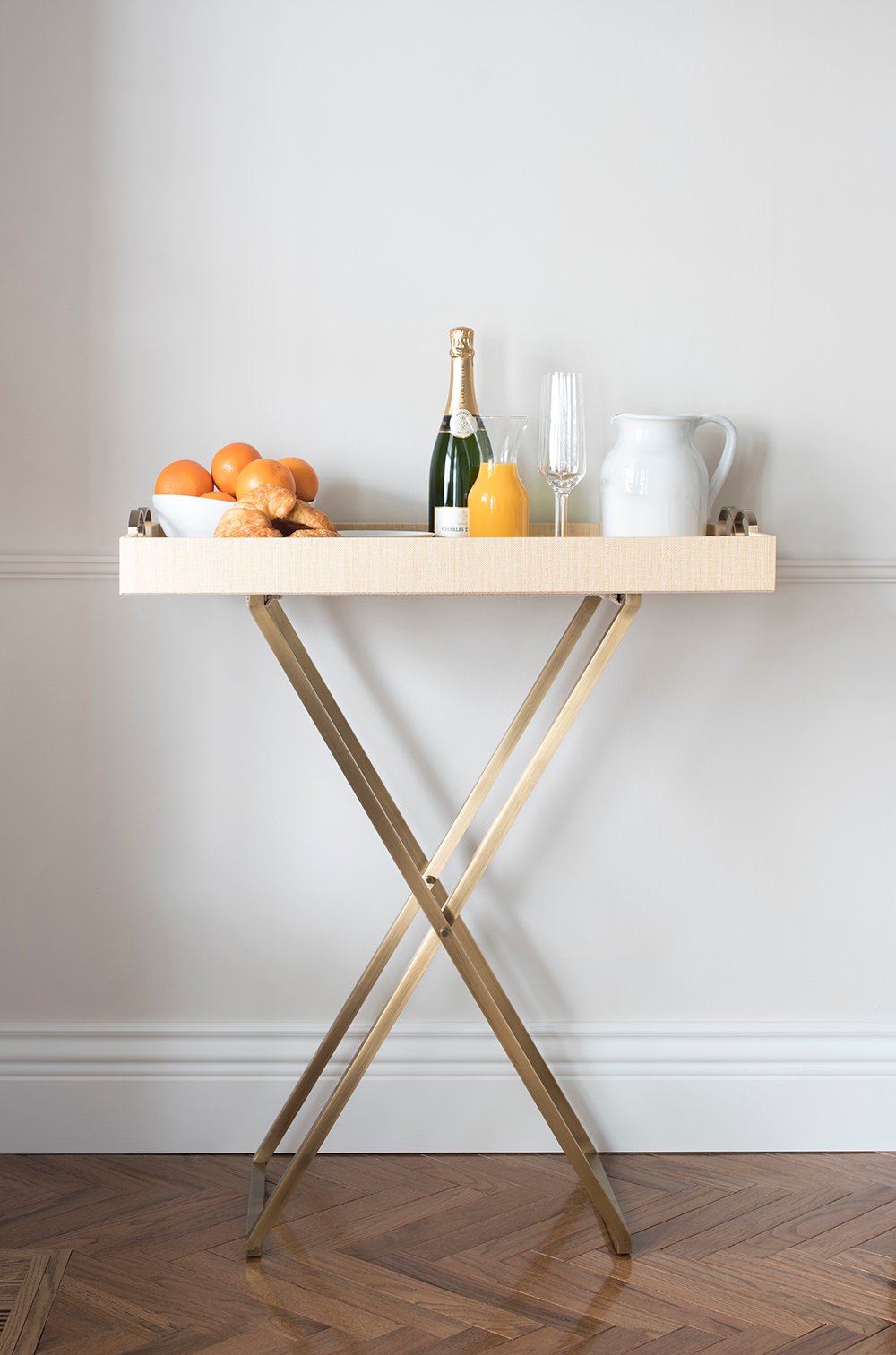 Simple Bar Cart Styling Two Ways : Morning & Night - roomfortuesday.com
