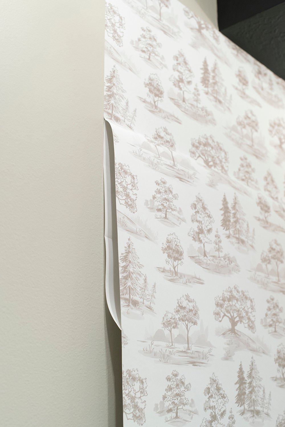 How to Install Peel-and-Stick Wallpaper - roomfortuesday.com