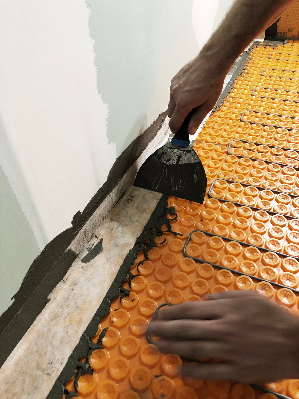 DIY Heated Floor Tile - roomfortuesday.com