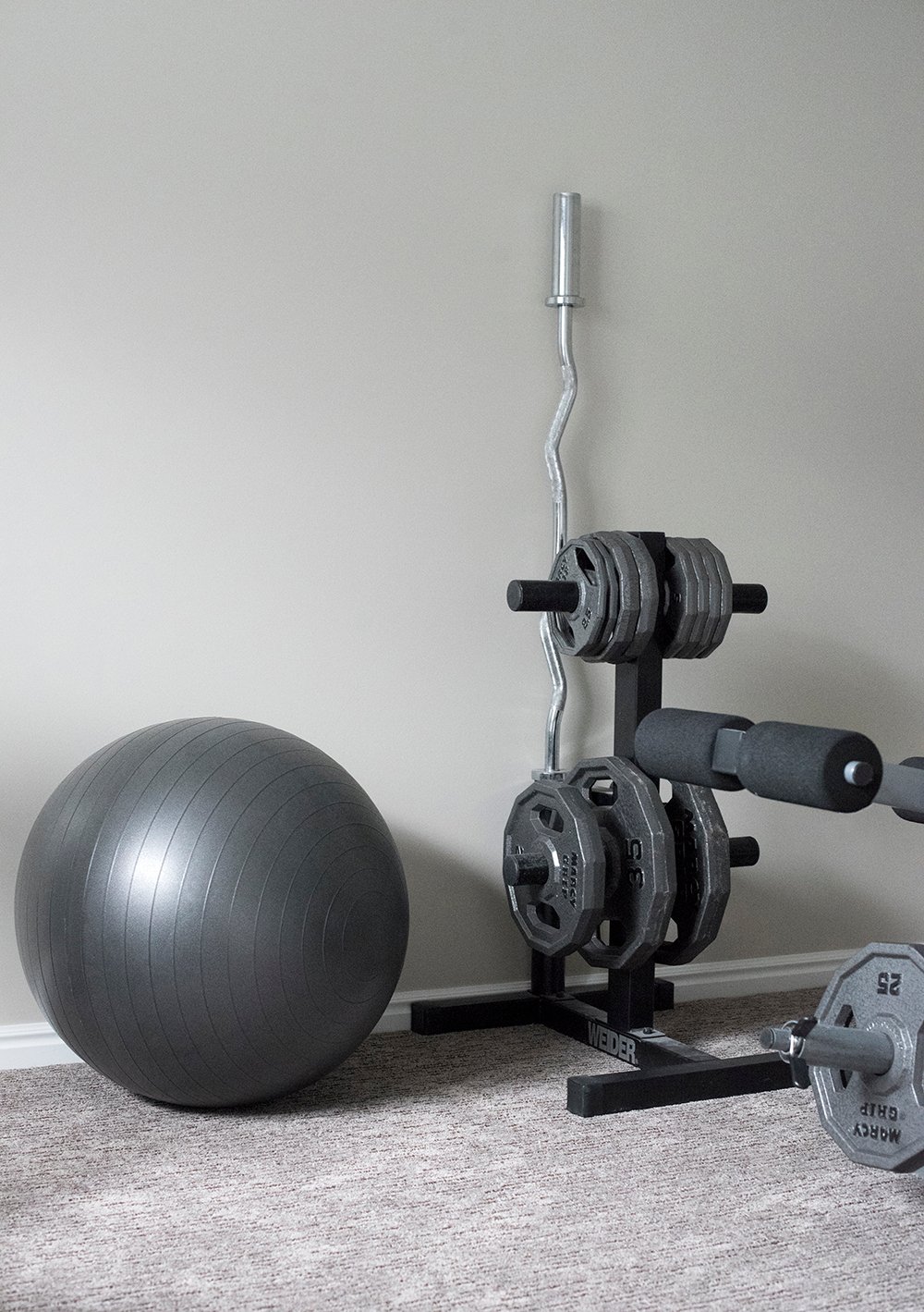 Staying Active At Home + Our Home Gym Plans - roomfortuesday.com