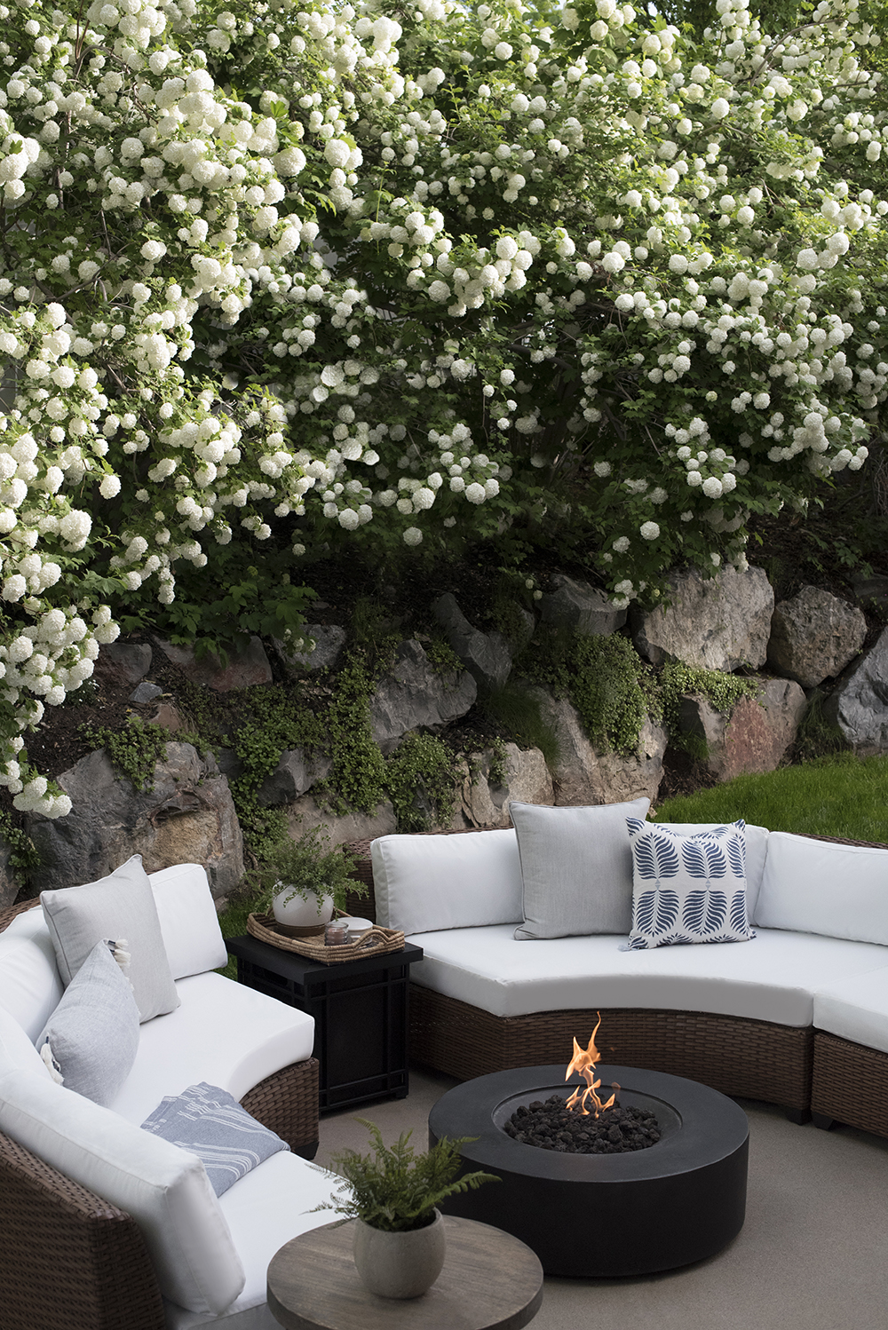 3 piece sectional patio set with fire pit on Our Patio This Year Updated Sources Room For Tuesday