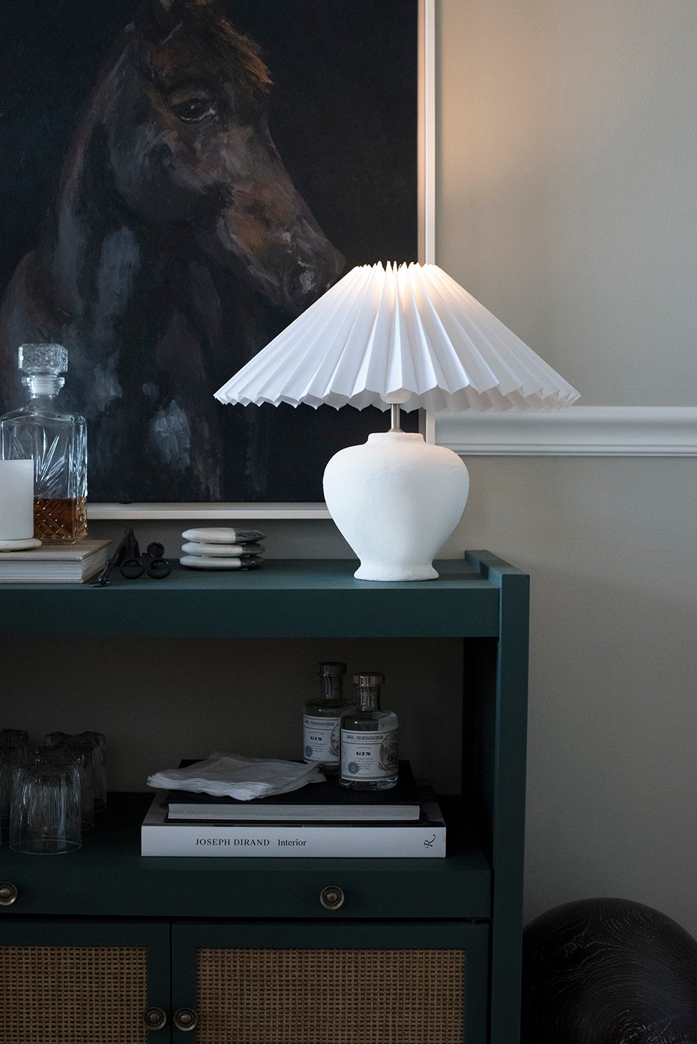 DIY Cordless Plaster Lamp - roomfortuesday.com