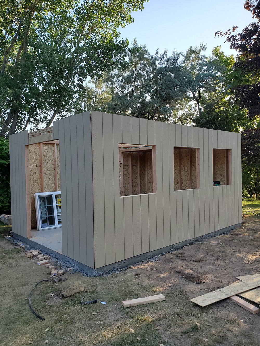 Our Shed Build, Supply List, and Budget - roomfortuesday.com