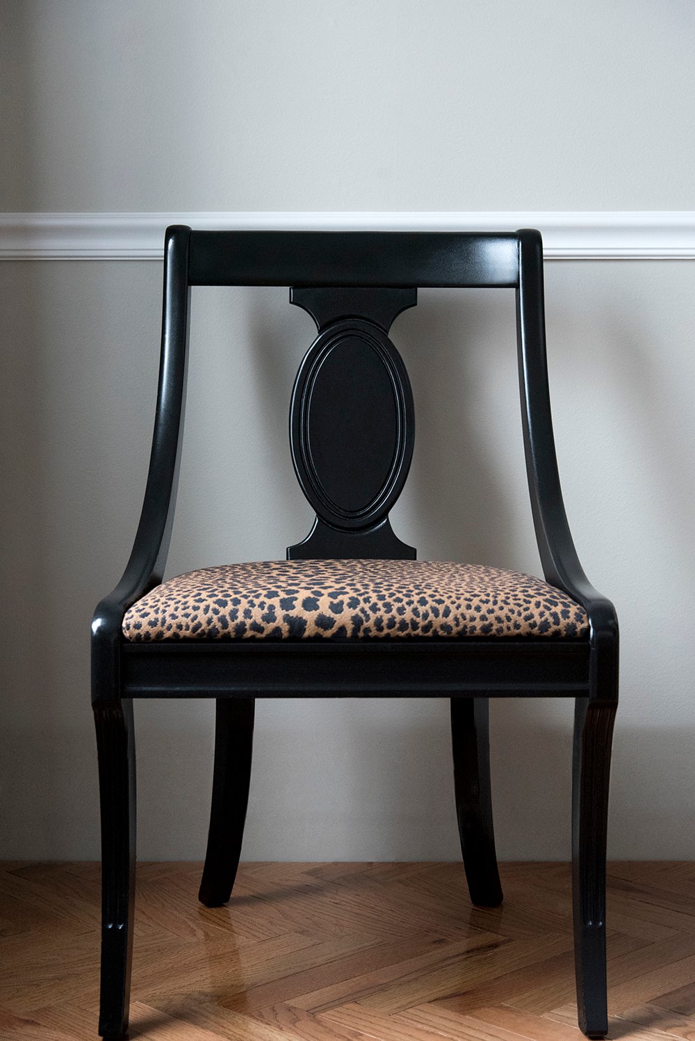 My Animal Print Chairs - A Quick Makeover