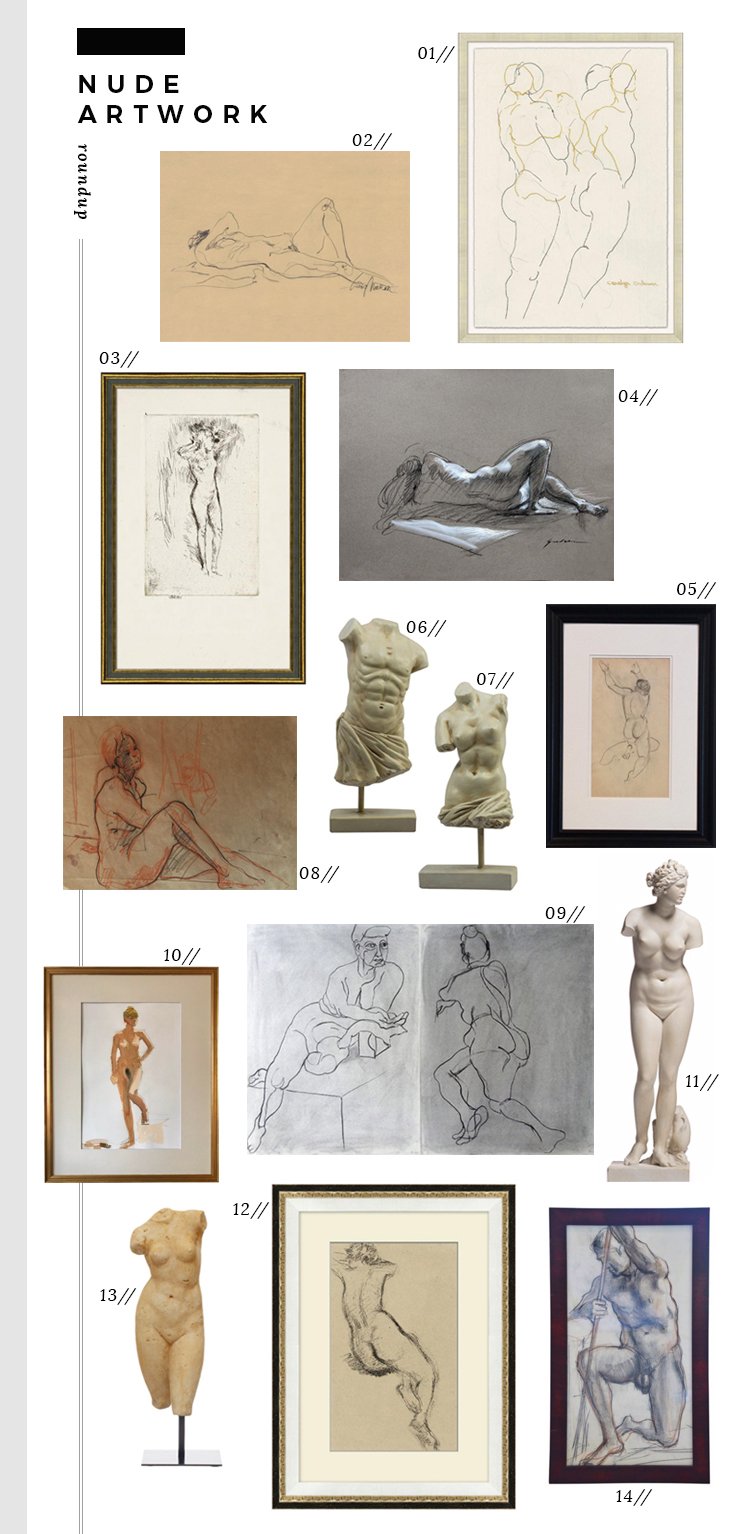 Design Discussion : Nude Art - roomfortuesday.com