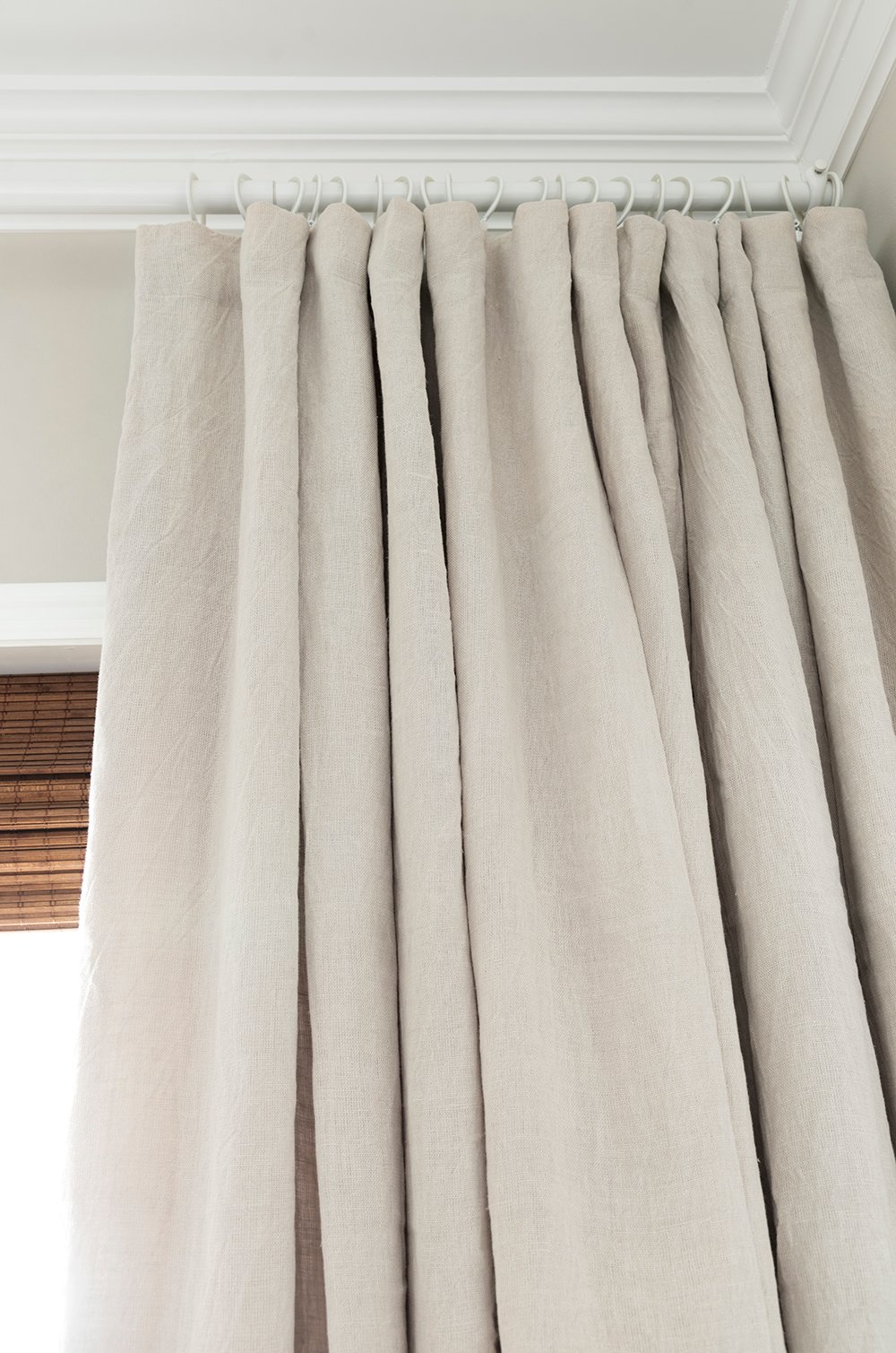How to Install Casual Linen Drapery Panels - roomfortuesday.com